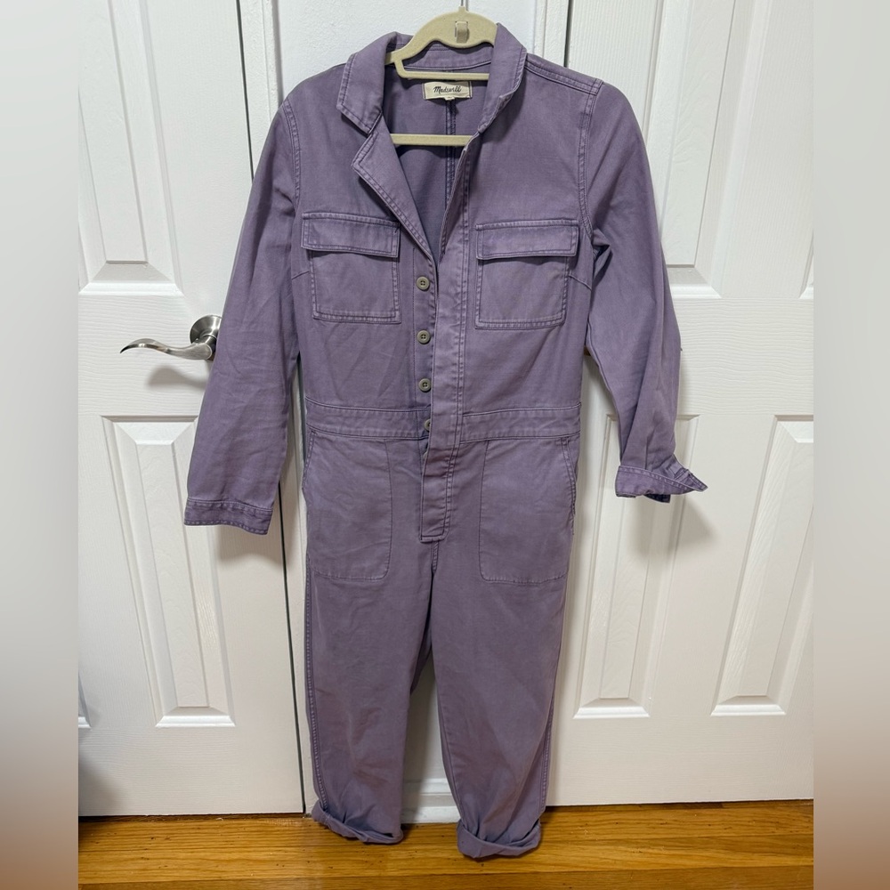 Madewell Lavender Utility Jumpsuit